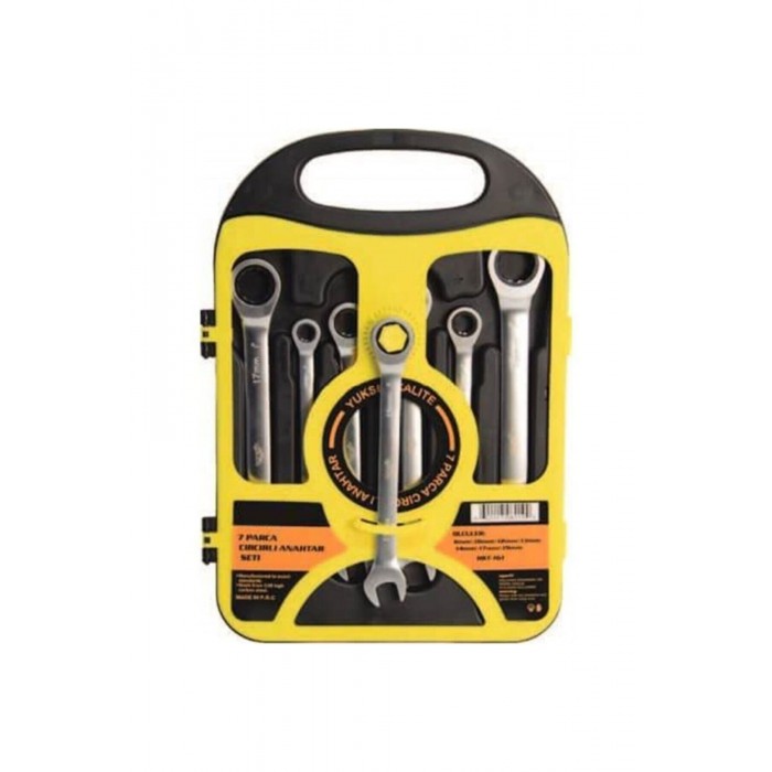 Cırcır Anahtar Kombine Anahtar Seti 8 19 Mm 7 Parça Cır Cırlı Anahtar Takımı  ****** ******* *******