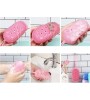 Süngerli Silikon Banyo Kesesi Banyo Sırt Kesesi Çift Taraflı Silikon Duş Lifi Fırçası Lif  Kese