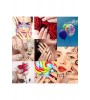 Nail Art 48 Adet Mega Sim Pul Boncuk Seti Tırnak Göz Çevresi Süsleme Kalıcı Oje Protez Tırnak