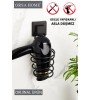 Fön Makinesi Askısı Yapışkanlı Saç Kurutma Makine Askısı, Mat Siyah Fönlük, Fön Makine Askısı,