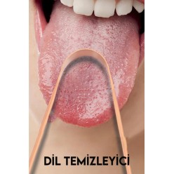 Bakır Dil Temizliyici Dil Sıyırıcı Ağız Temizleyici Dil Bakımı Diş Bakımı