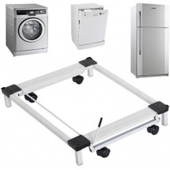 Metal Çeksür Çamaşır Makinesi Taşıma Altlığı Buzdolabı Makine Altlığı Tekerlekli Beyaz Eşya Taşıyıcı
