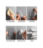 4 Katlı Banyo Organizer Banyo Sabunluk Banyo Şampuanlık Yapışkanlı Banyo Askısı Banyo Rafı