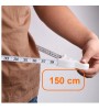 Bel Ölçer Metre Mezro Vücut Boyun Kol Bacak Ölçüm Mezura Bel Çevresi Yağ Ölçer Metre 150cm