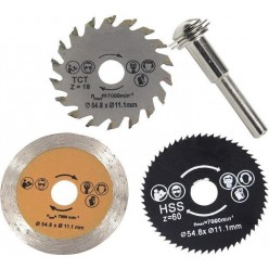 Dremel Testere Hss Dairesel Testere 3 Lü Set Metal Ahşap Seramik Kesici 5.8mm