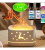 HEDİYELİ Hava Nemlendirici 300 ml RGB aromaterapi Nemlendirici Oda Nemlendirici Buhar Makinesi