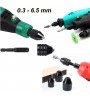 1 Adet Şarjlı Mini Matkap Mandreni 65mm Bits Saplı Mini Mandren Matkap Ucu 0,3-6,5 Mm