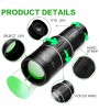 16x52 Optik Lens Monoküler Teleskop Dürbün, Gece Görüşlü Avcılık Ve Kamp Dürbünü + Saklama Kılıfı