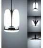 BEYAZ 72wE27 Kristal Katlanabilir Pervane Model Led Ampul 4+1 Kanatlı Led Ampul 6480 Lümen Led Lamba