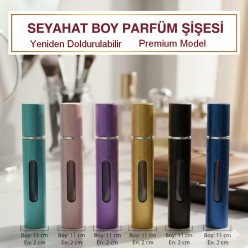 Premium Parfüm Şişesi Parfüm Şişesinden Doldurulabilir Çanta Içi Cep Parfüm Şişesi 8ml Dolan Şişe
