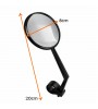 1 ADET Bisiklet Aynası Geniş Açı 20 cm Uzunluk 8 cm Ayna Çapı Ayarlanabilir Güvenli Sürüş Aynası