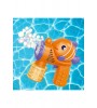 Oyuncak Köpük Tabancası Kalite Işıklı Turuncu Balıklı Köpük Tabancası Bubbles Gun Baloncuk Tabancası