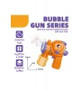 Oyuncak Köpük Tabancası Kalite Işıklı Turuncu Balıklı Köpük Tabancası Bubbles Gun Baloncuk Tabancası