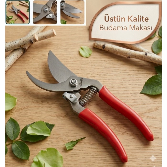 1.KALİTE Sinan Bağ Makası Budama Makası 24cm Bağ Bahçe Makası Ağaç Dal Budama Makası Paslanmaz Çelik 1.KALİTE Sinan Bağ Makası Budama Makası 24cm Bağ Bahçe Makası Ağaç Dal Budama Makası Paslanmaz Çelik