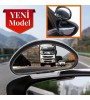 Kör Nokta Ayna Sürücü Kursu Eğitmen Ayna Üstü Dış Ilave Ayna Siyah 14x7,5 Cm