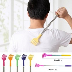 Metal Saplı Sırt Kaşıyıcı - Kaşıma Aparatı Sırt Kaşıma Aparatı Kaplı Hali 22 Cm Açık Hali 46 Cm