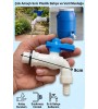 Plastik Bilyali Bahce Musluğu 1/2 Küresel Aç Kapa Musluk Başlığı Bidon Musluğu PVC Musluk 9cm