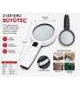 3 Ledli 10x95mm Işıklı Mercekli El Büyüteci Okuma Tamir Kitap Çalışma İçin Işıklı Okul Büyüteç 3 Ledli 10x95mm Işıklı Mercekli El Büyüteci Okuma Tamir Kitap Çalışma İçin Işıklı Okul Büyüteç