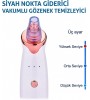 5 Başlıklı Şarjlı Vakumlu Siyah Nokta Akne Sivilce Clean Yüz Cilt Temizleme Bakım Cihazı Aleti Vakum