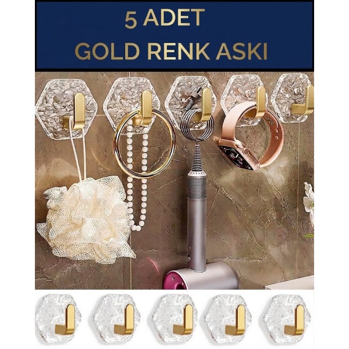 5 Adet Süper Güçlü Yapışkanlı Suya Dayanıklı Şeffaf Askı Çok Amaçlı Askı Banyo Askı Mutfak Askı 5 Adet Süper Güçlü Yapışkanlı Suya Dayanıklı Şeffaf Askı Çok Amaçlı Askı Banyo Askı Mutfak Askı